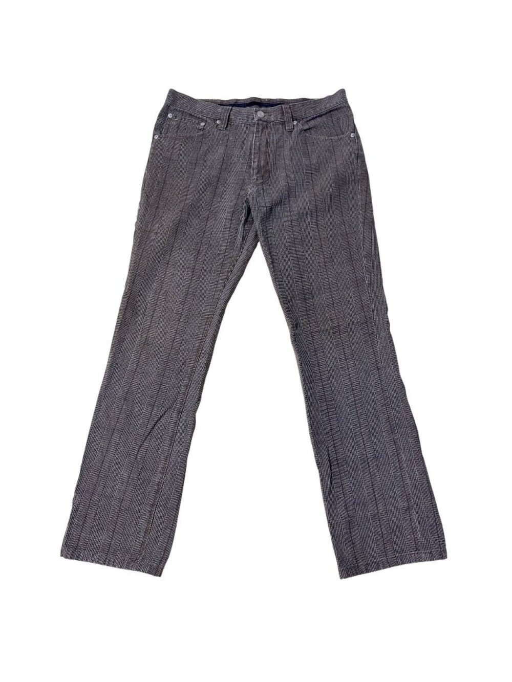 Burberry Blue Label Japan Plaid Straight Leg Womens Pants Women Size L - Picture 1 of 14